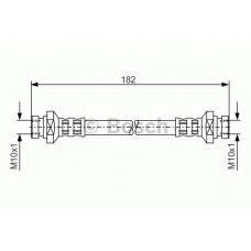 1 987 481 010 BOSCH Тормозной шланг