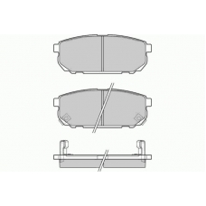 12-1105 E.T.F. Комплект тормозных колодок, дисковый тормоз