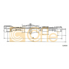 S24050 COFLE Тросик спидометра