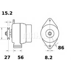 MG 251 MAHLE Генератор