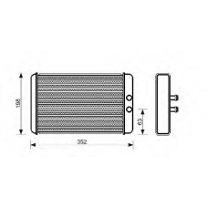 QHR2165 QUINTON HAZELL Теплообменник, отопление салона