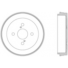 BAD9044.10 OPEN PARTS Тормозной барабан