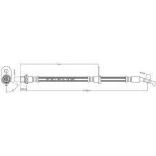 VBJ186 MOTAQUIP Тормозной шланг