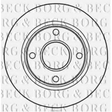 BBD4025 BORG & BECK Тормозной диск