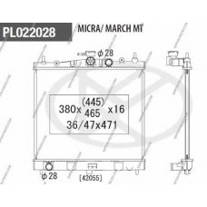 N156N88 NPS Радиатор, охлаждение двигателя