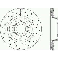 BDRS2150.25 OPEN PARTS Тормозной диск