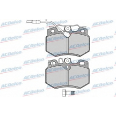 AC058282D AC Delco Комплект тормозных колодок, дисковый тормоз