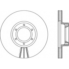 BDA1878.20 OPEN PARTS Тормозной диск