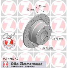 150.1287.52 ZIMMERMANN Тормозной диск