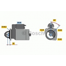 0 001 262 022 BOSCH Стартер