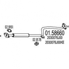 01.58660 MTS Средний глушитель выхлопных газов
