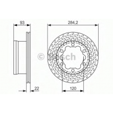 0 986 479 878 BOSCH Тормозной диск