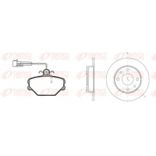 8264.00 REMSA Комплект тормозов, дисковый тормозной механизм