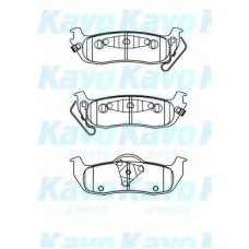 BP-6623 KAVO PARTS Комплект тормозных колодок, дисковый тормоз