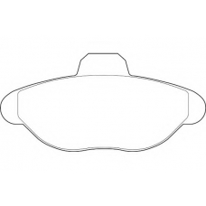 WBP21365A WAGNER LOCKHEED Комплект тормозных колодок, дисковый тормоз