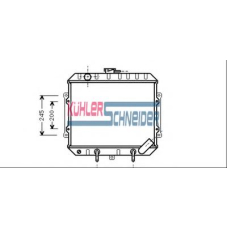 0507901 KUHLER SCHNEIDER Радиатор, охлаждение двигател