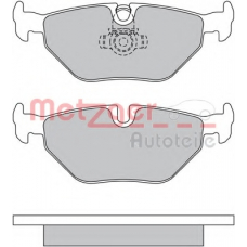 1170014 METZGER Комплект тормозных колодок, дисковый тормоз
