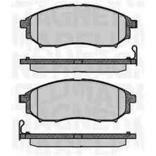 363916060683 MAGNETI MARELLI Комплект тормозных колодок, дисковый тормоз