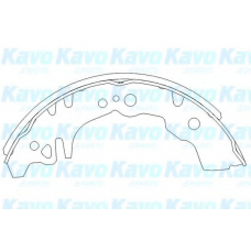 KBS-1903 KAVO PARTS Комплект тормозных колодок