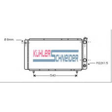 0901701 KUHLER SCHNEIDER Радиатор, охлаждение двигател