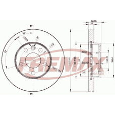 BD-3015 FREMAX Тормозной диск