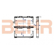 2204091 BEHR Radiator