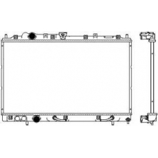 3321-1028 SAKURA  Automotive Радиатор, охлаждение двигателя