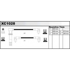 XC1028 QUINTON HAZELL Комплект проводов зажигания