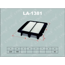 LA-1381 LYNX Фильтр воздушный