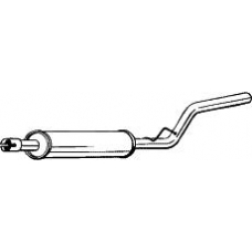 278-315 BOSAL Средний глушитель выхлопных газов