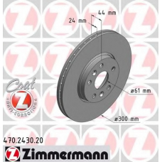 470.2430.20 ZIMMERMANN Тормозной диск