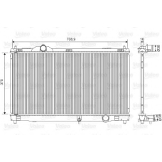 701572 VALEO Радиатор, охлаждение двигателя