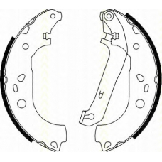 8100 16011 TRISCAN Комплект тормозных колодок