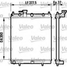 732718 VALEO Радиатор, охлаждение двигателя