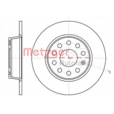 61340.00 METZGER Тормозной диск