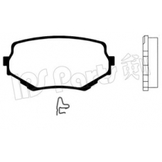 IBD-1893 IPS Parts Комплект тормозных колодок, дисковый тормоз