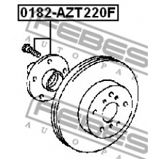 0182-AZT220F FEBEST Ступица колеса