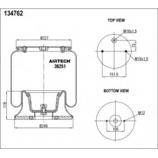 36251 K Airtech Кожух пневматической рессоры