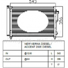 PXNCA-085 Parts mall Конденсатор, кондиционер