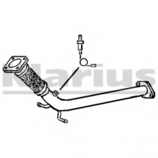 VO408E KLARIUS Труба выхлопного газа