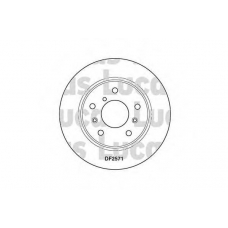 DF2571 TRW Тормозной диск