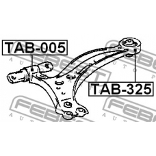 TAB-325 FEBEST Подвеска, рычаг независимой подвески колеса
