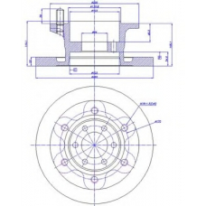 142.1410 CAR Тормозной диск