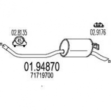 01.94870 MTS Глушитель выхлопных газов конечный
