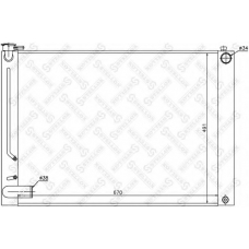 10-25363-SX STELLOX Радиатор, охлаждение двигателя