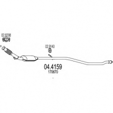 04.4159 MTS Катализатор