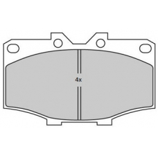 FBP-1749 FREMAX Комплект тормозных колодок, дисковый тормоз