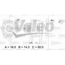 437412 VALEO Генератор