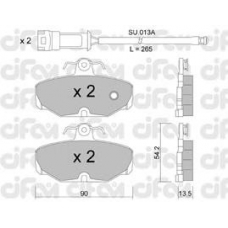 822-095-0K CIFAM Комплект тормозных колодок, дисковый тормоз