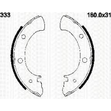 8100 68333 TRIDON Brake shoes